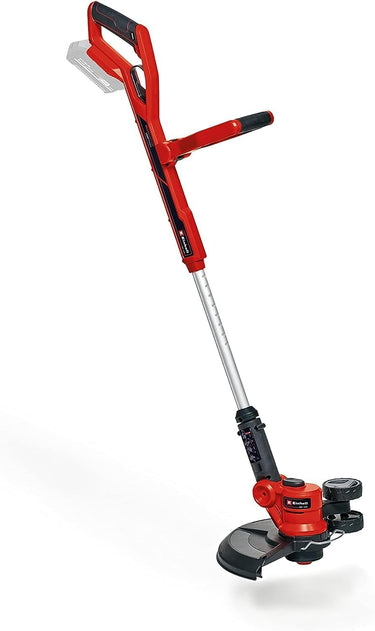 Einhell Recortadora de césped con batería GE-CT 18/30 Li-Solo Power X-Change (18V, anchura de corte 30cm, cabezal motor giratorio 90º e inclinable, incl. bobina de hilo sin batería)